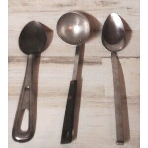 Stainless‎ Steel Three Piece Set Spoon/Serving Spoons Made In US Japan And Korea